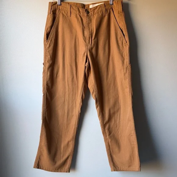 Carhartt Men's Relaxed Fit Carhartt Brown Work pants - Picture 1 of 6